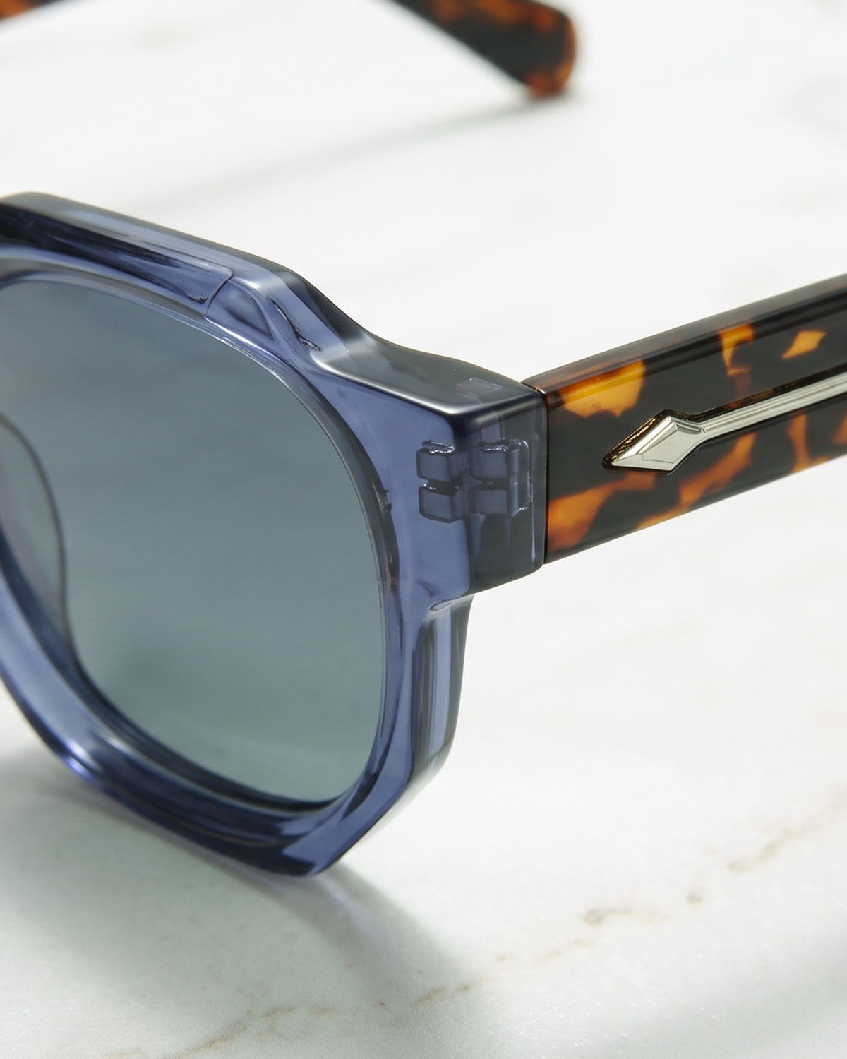 Cassius - Blue/Tortoise