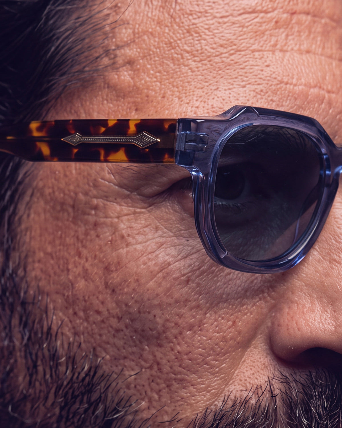 Cassius - Blue/Tortoise